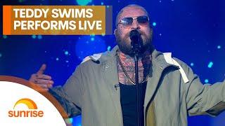 Teddy Swims performs Dont Stop Believing and Lose Control live on Australian TV