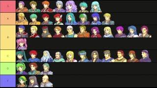 Lets Make a Fire Emblem 7 Blazing Sword Tier List In 15 minutes