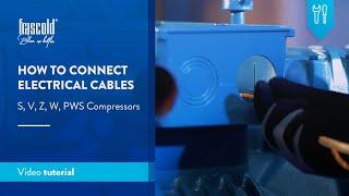 Frascold - How to connect electrical cables - S V Z W and PWS compressors.