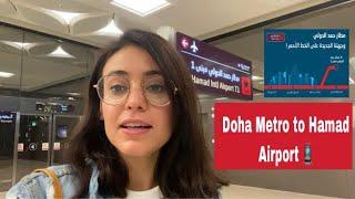 Doha Metro to Hamad International Airport RED LINE