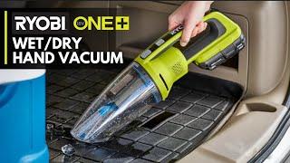 WETDRY Capabilities  RYOBI 18V ONE+ WetDry Hand Vac