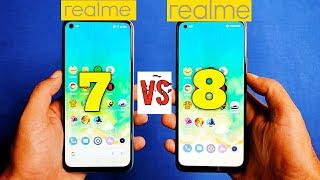 Realme 8 vs Realme 7 SpeedTest & Camera Comparison 