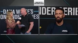 Dana white about javid basharat ufc