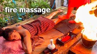 ASMR The Most ANCIENT THAI FIRE Full Body Massage