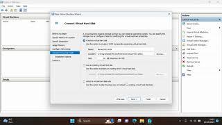 1. Server 2022 install on Hyper V preparing your lab environment