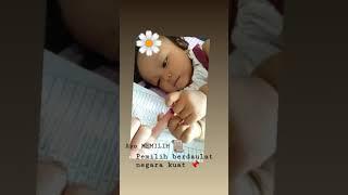 Viral_2019 bayi lagi goyang di atas jari