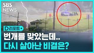 번개 맞고도 다시 살아난 미국 남성  SBS  #D리포트