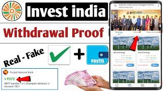 invest india app real or fake  invest india app withdrawal proof  invest india earning app