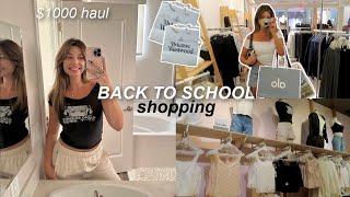 Back to School SHOP W ME ⭐️ alo vivienne westwood aritzia brandy try-on haul