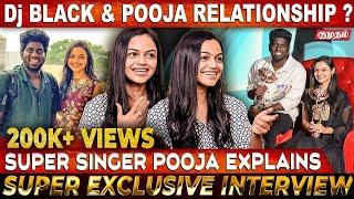 Dj black எனக்கு மட்டும்  Special...  Super Singer Pooja Exclusive Interview  Anuradha Sriram