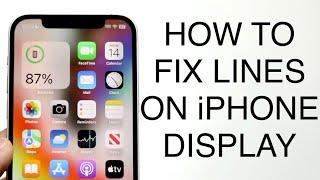 How To FIX Random Lines On iPhone Display 2023