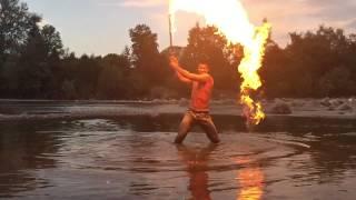 Fire dance for instagram