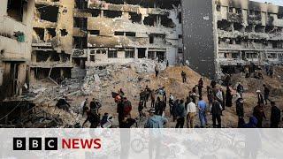 Mass graves at hospital in Gaza after Israel withdrew its forces  BBC News