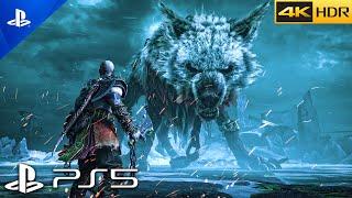PS5 God of War Ragnarok - Kratos vs Fenrir  Realistic ULTRA Graphics Gameplay 4K 60FPS HDR