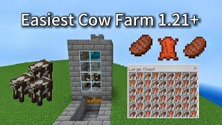 Best Cow Farm in Minecraft PE 1.21  Minecraft Mein Cow Farm K Say Banta Hay PEBedrock