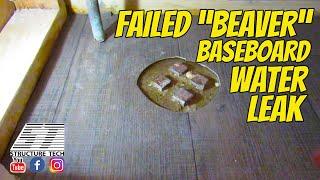 Failed Beaver baseboard water leak found at a New Brighton MN Home Inspection