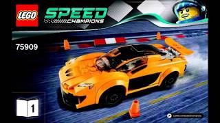 LEGO Speed Champions 75909 McLaren P1 Instructions