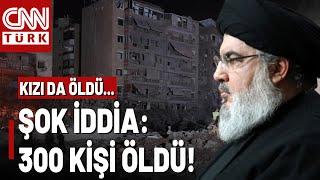 SON DAKİKA  İddia İsrailden En Az 300 Kişi Öldü Ölenlerin Arasında Zeynep Nasrallah Da Var...