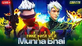 Grandmaster Live Rank Push Free Fire Telugu  - Munna Bhai is Live  - Telugu Gaming Live #MBG