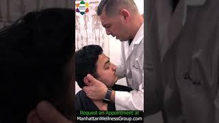 Seated Chiropractic Cervical Adjustment  Neck Crack fix?  Dr. Rashad Trabulsi