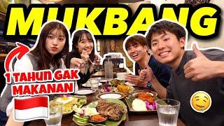 MUKBANG MAKANAN INDONESIA SAMBIL NGOBROL TENTANG KESAN PERTAMA MASING MASING HITOMI ERIKA OTSUKA