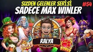 SLOT OYUNLARI  SLOT RALYA SİZDEN GELENLER 54 SİZDEN GELEN MAX WİNLER #slotoyunları