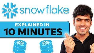 Learn Snowflake in 10 Minutes High Paying Skills  Step by Step Hands-On Guide