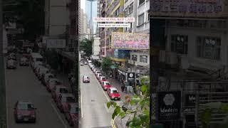 Classic Hong Kong how many taxi can you count? #hongkong #hongkonglife