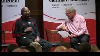Indiana basketball coach Mike Woodsons Q&A session at 2024 Hubers Winery event