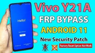 Vivo Y21A FRP Bypass Android 2024 Security Patch  Reset Setting Option not working  Gmail bypass