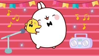 Enjoy Performing with Molang  Becoming SUPERSTARS ⭐ Molang  Funny Compilation For Kids