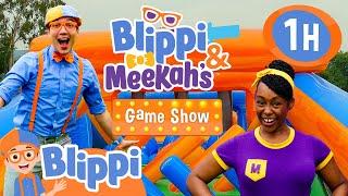 Twin Battle Blippi GAME SHOW  Blippi - Sports & Games Cartoons for Kids