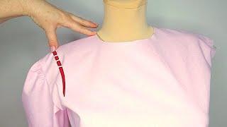 How to Reduce Wide Shoulder QuicklyAmazing Sewing TricksMethod 1