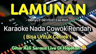 LAMUNAN Karaoke Wahyu F Giri Feat Esa Risti  Lagu Viral TikTok