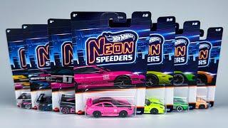 Unboxing Hot Wheels 2024 Neon Speeders - MIX 2