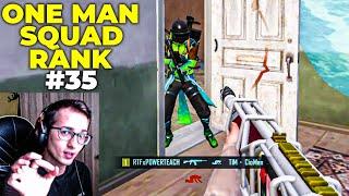 TEKRARDAN RANKA DÖNDÜM  ONE MAN SQUAD RANK 35. BÖLÜM - PUBG MOBILE