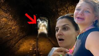 EXPLORING a HAUNTED GHOST TRAIN