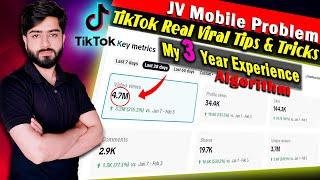 TikTok Views Problem Tips & Trick  JV Mobile Problem  Algorithm Of Tiktok  TPS