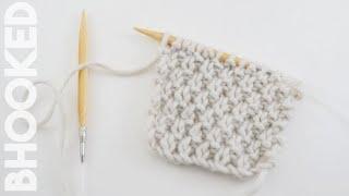 How to Knit the Double Moss Stitch Step-by-Step