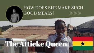 Ghana Vlog  Hunting for Attieke in the steets of Damongo and this is what we found