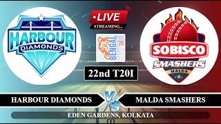 Live HD vs MS 22nd T20I Live Match  Bengal T20 Live Score  Harbour vs Malda Live Match