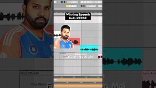 Winning Speech Song In AI-VERSE Ft.Rohit Sharma & Modi Ji Special  #shorts #viral