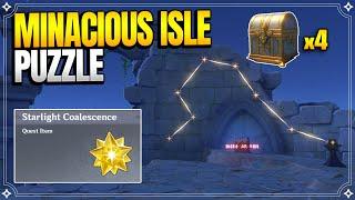 Minacious Isle Constellation Puzzle  World Quests and Puzzles 【Genshin Impact】