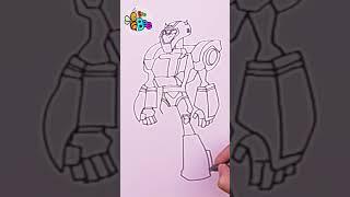 How to draw Bumblebee - Transformers #drawing #drawinganimals #drawingforkids #howtodraw