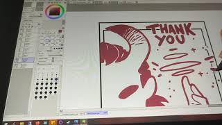 Thank You card Speedpaint