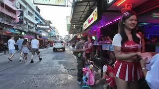 Pattaya Soi 6 Alluring Scenes During the Beautiful Sunset - Thailand 2024