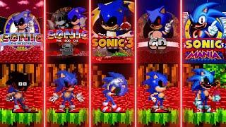 Evolution of Sonic.EXE Mods - Sonic.EXE Collection