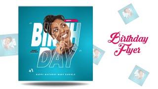 how to create Birthday Flyer Design in pixelLab  pixellab tutorial 2023 Jhex Graphics