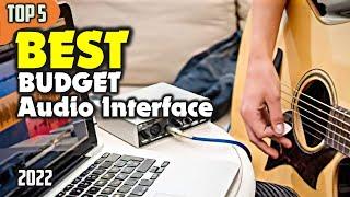 Best Budget Audio Interface 2022 ️ TOP 5 Best