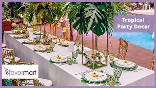 Tropical Party Decor  Shop The Look  eFavormart.com